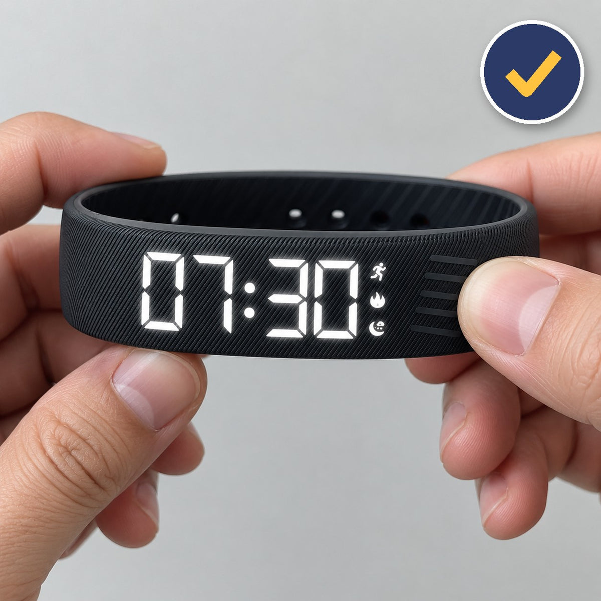 The setting is saved on the SoloAlarm wristband
