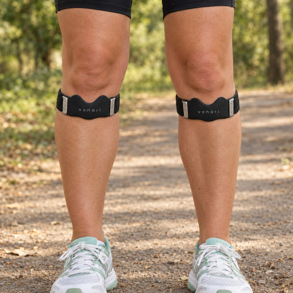 Una cinta rotuliana en cada rodilla