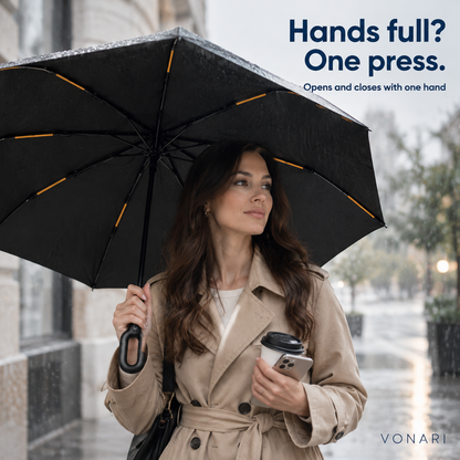 Hands full? One press: Vonari StormHook opens with one hand