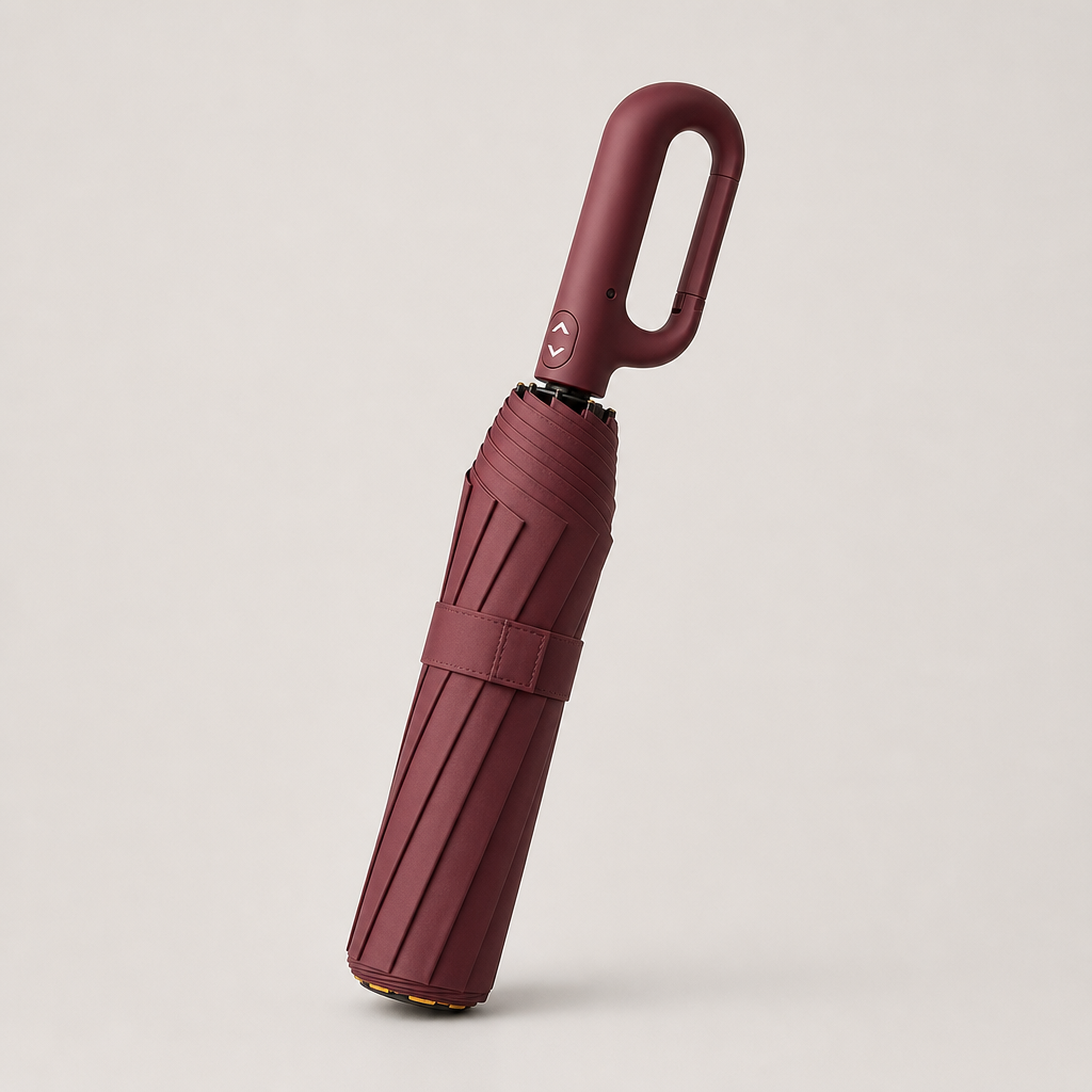 Vonari StormHook umbrella, wine red